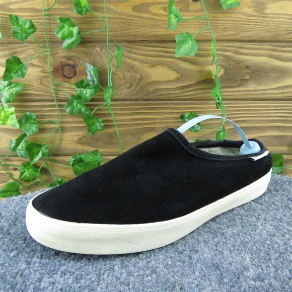 Staheekum  Women Shearling Style Shoes Black Leather Slip On‎ Size 8 Medium - Picture 1 of 9
